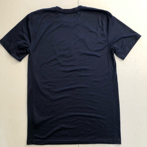 Nike Michigan Wolverines Dri-Fit Navy Blue Letterwinners T-Shirt Size S - Picture 2 of 5